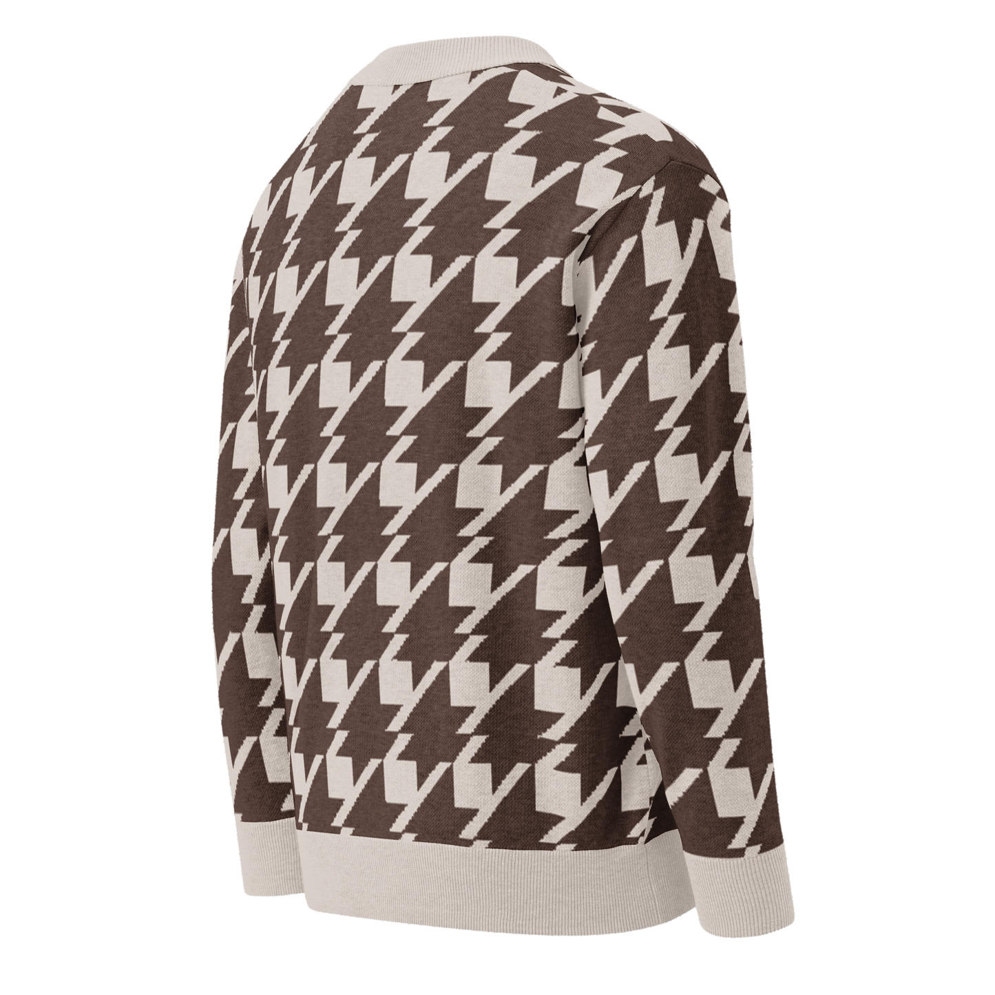 Houndstooth Knitted cardigan