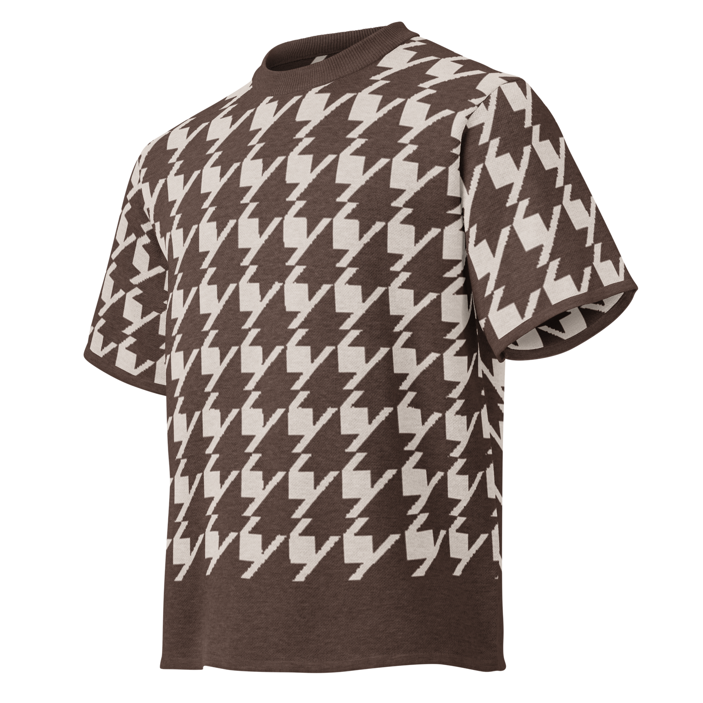 Soil & Sand Houndstooth Knitted Classic Tee
